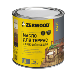 Масло для террас сосна ZERWOOD 1,8л