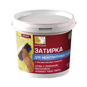 Затирка КОЛЛЕКЦИЯ 1,7кг графит (ведро)